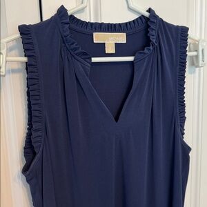 Michael Michael Kors Navy Sleeveless Dress M